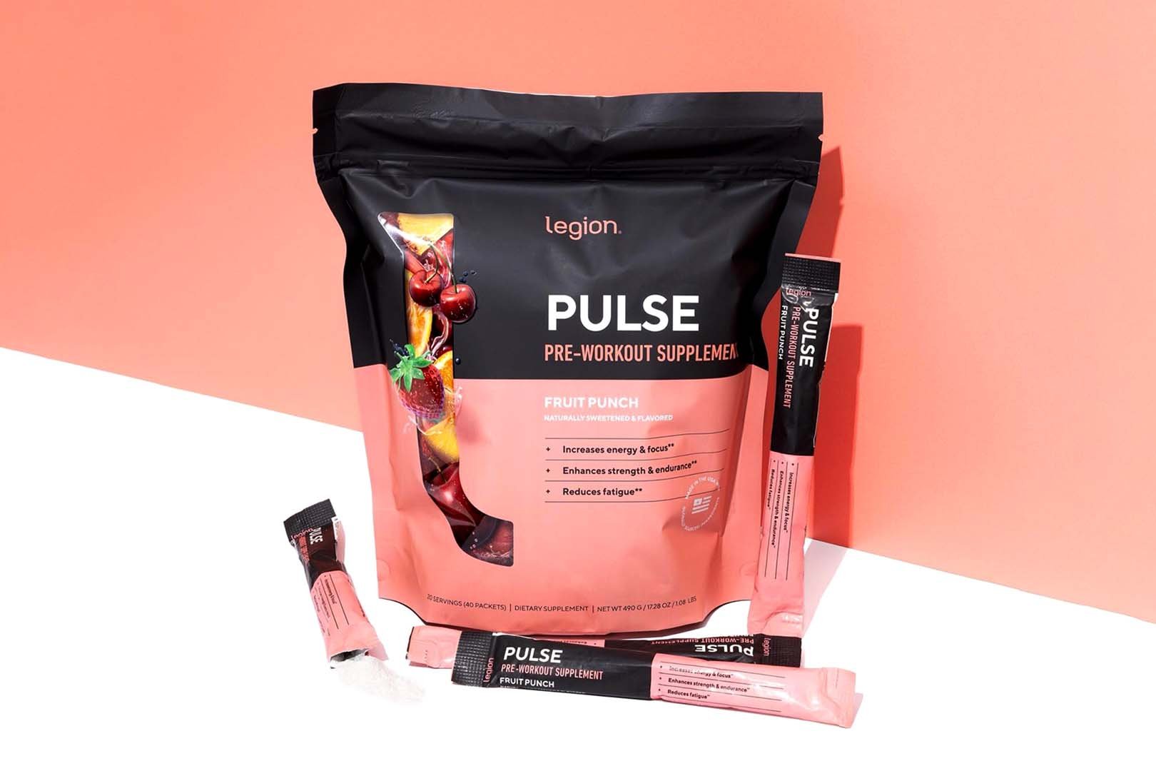 Legion Stick Packs Of Pulse Pre Workout