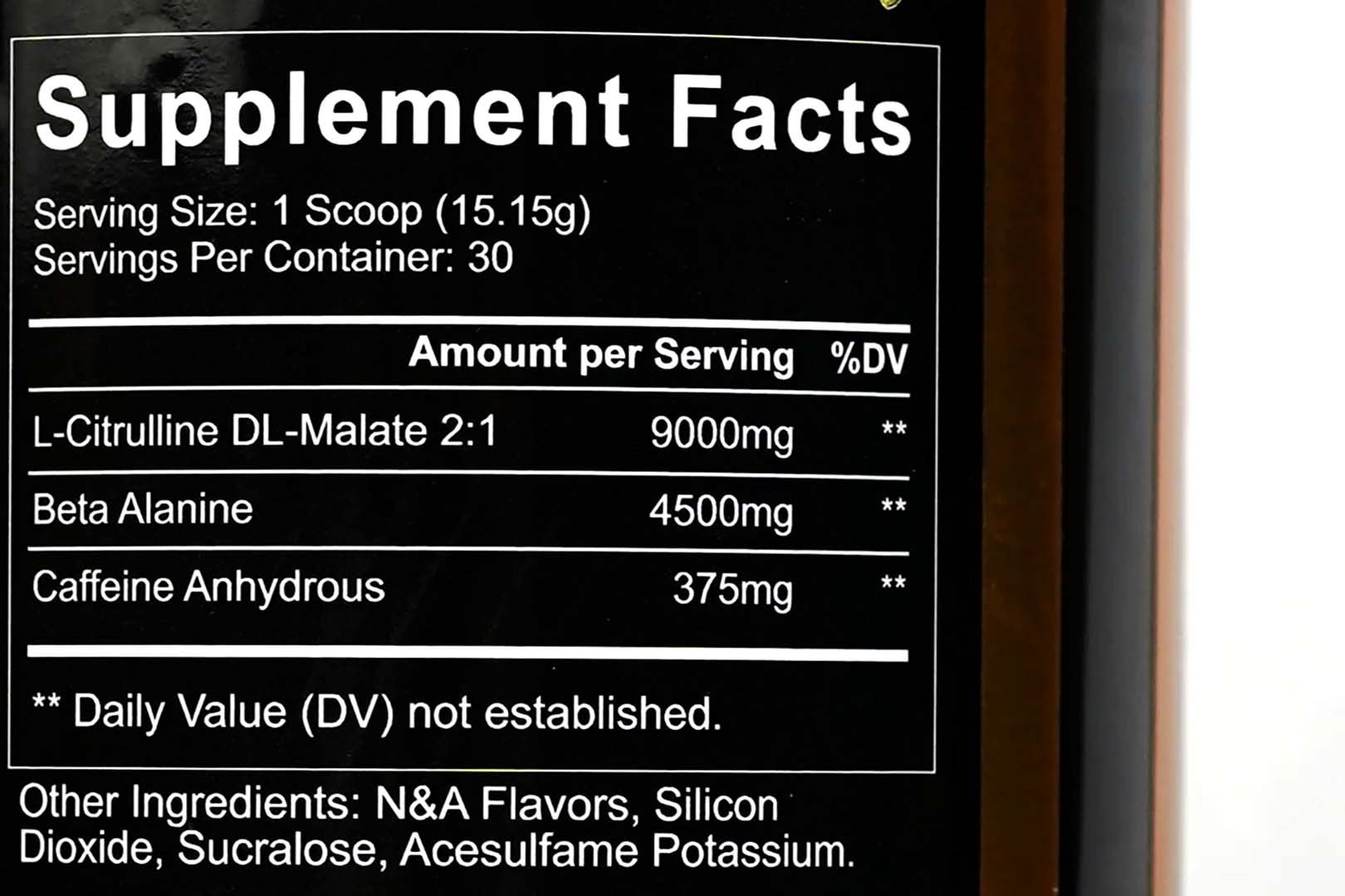 Qp Supplements Slapped Label