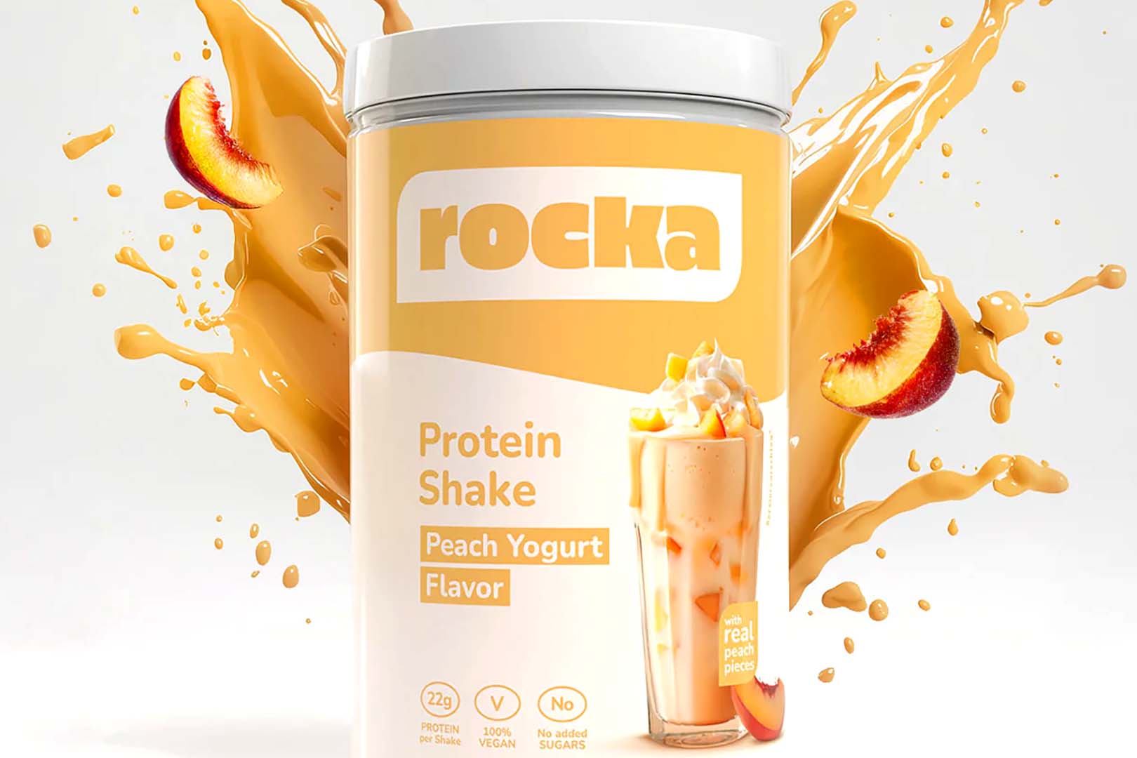 Rocka Nutrition Limited Peach Yogurt Protein