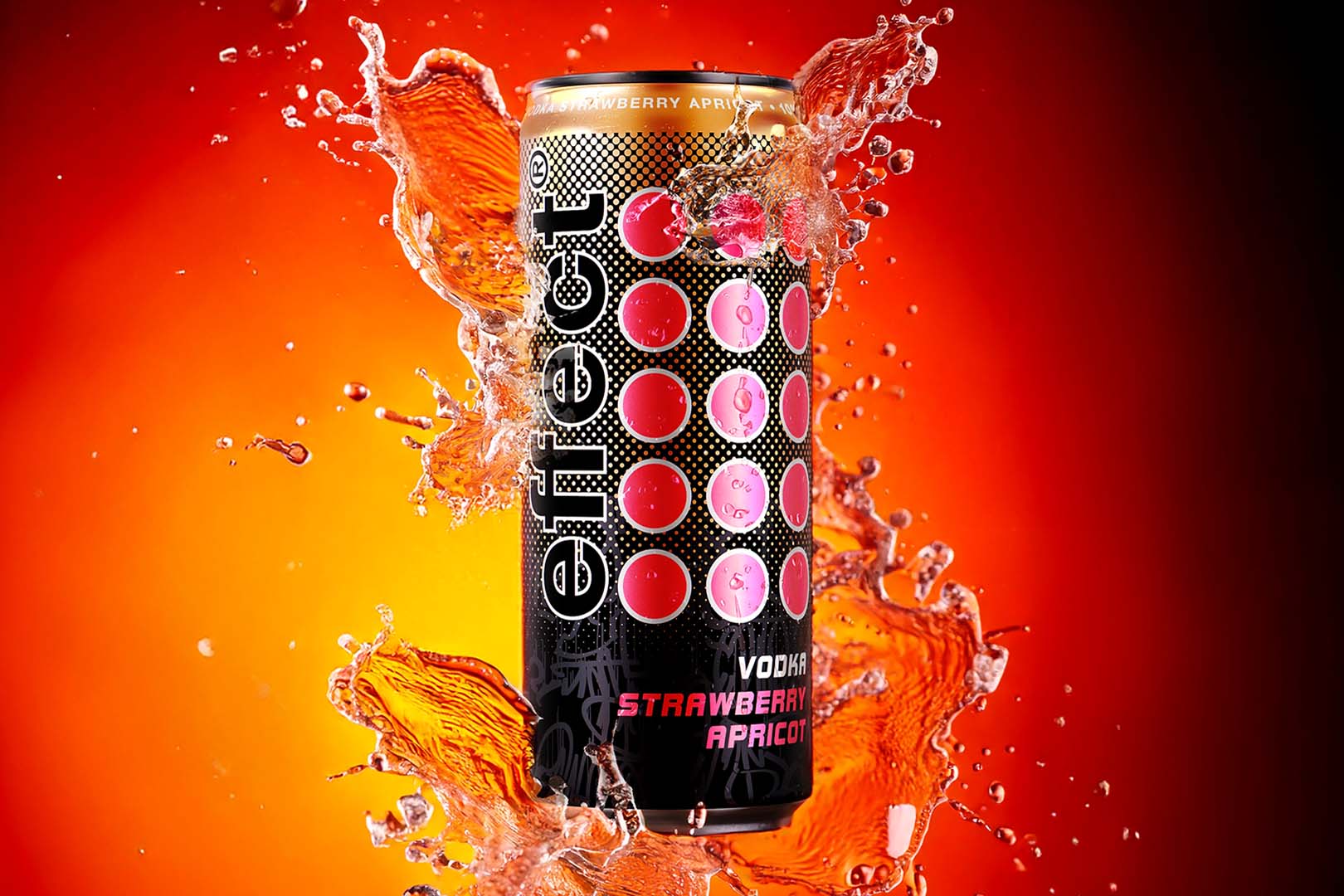 Vodka Strawberry Apricot Effect Energy Drink