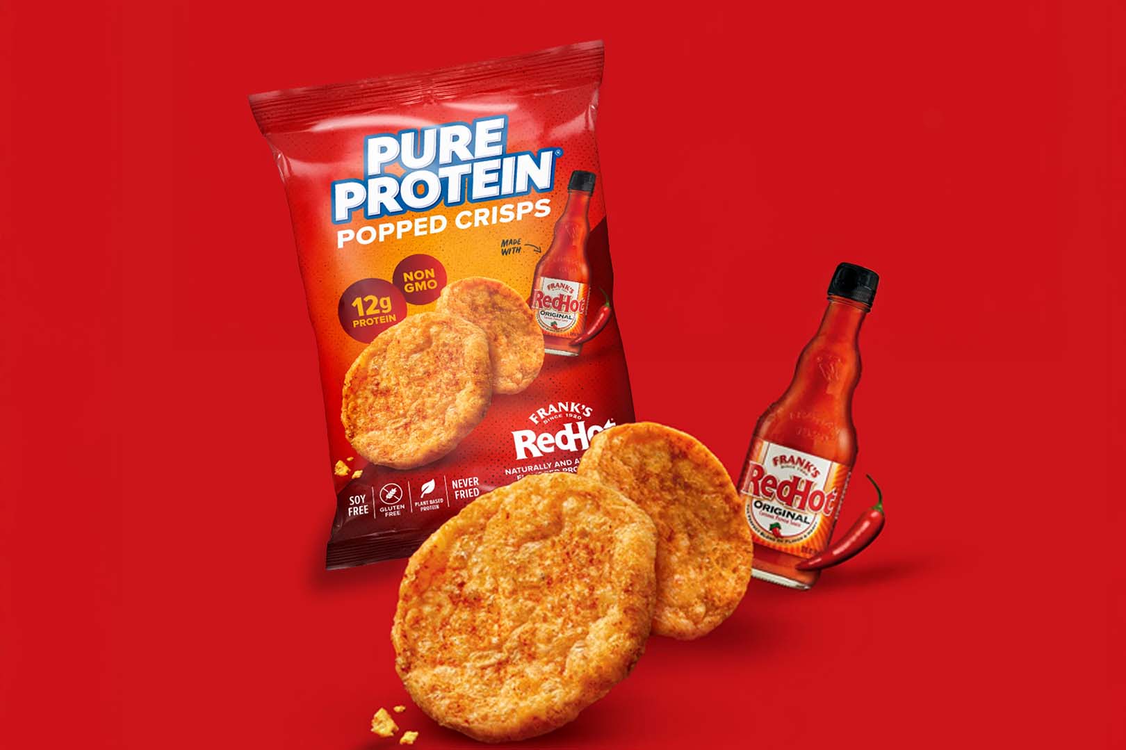 Franks Red Hot Pure Protein Crisps