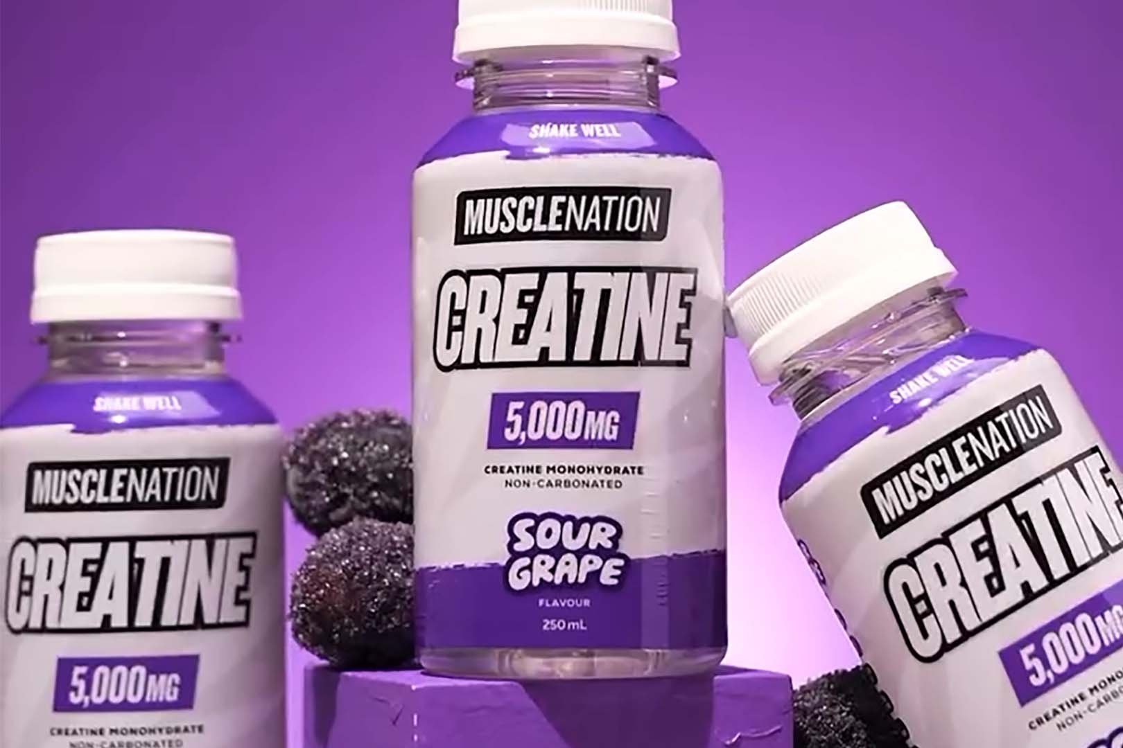 Muscle Nation puts 5g of the notoriously unstable creatine into a fizz-free drink