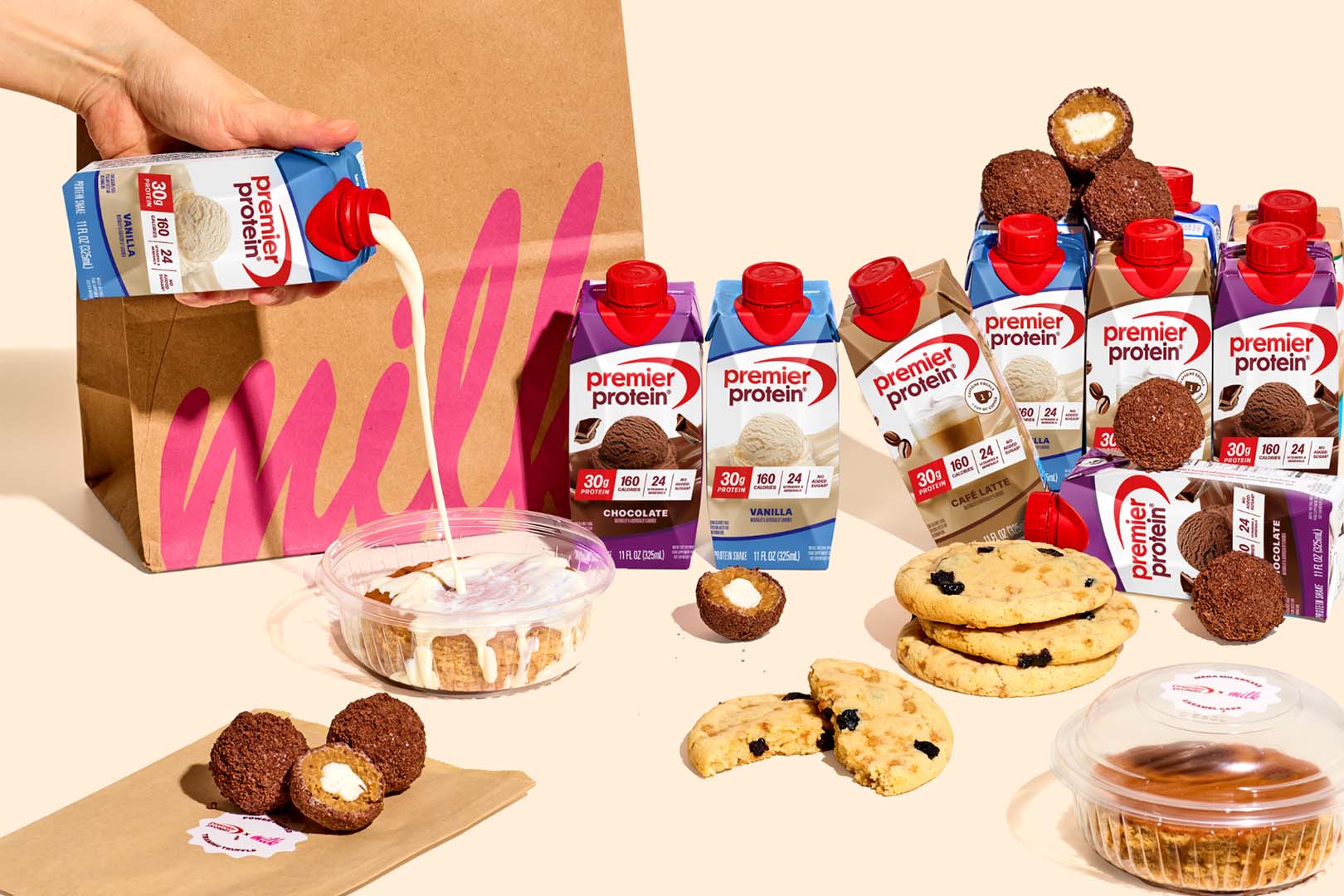 Milk Bar infuses Premier Protein products into three mouthwatering creations