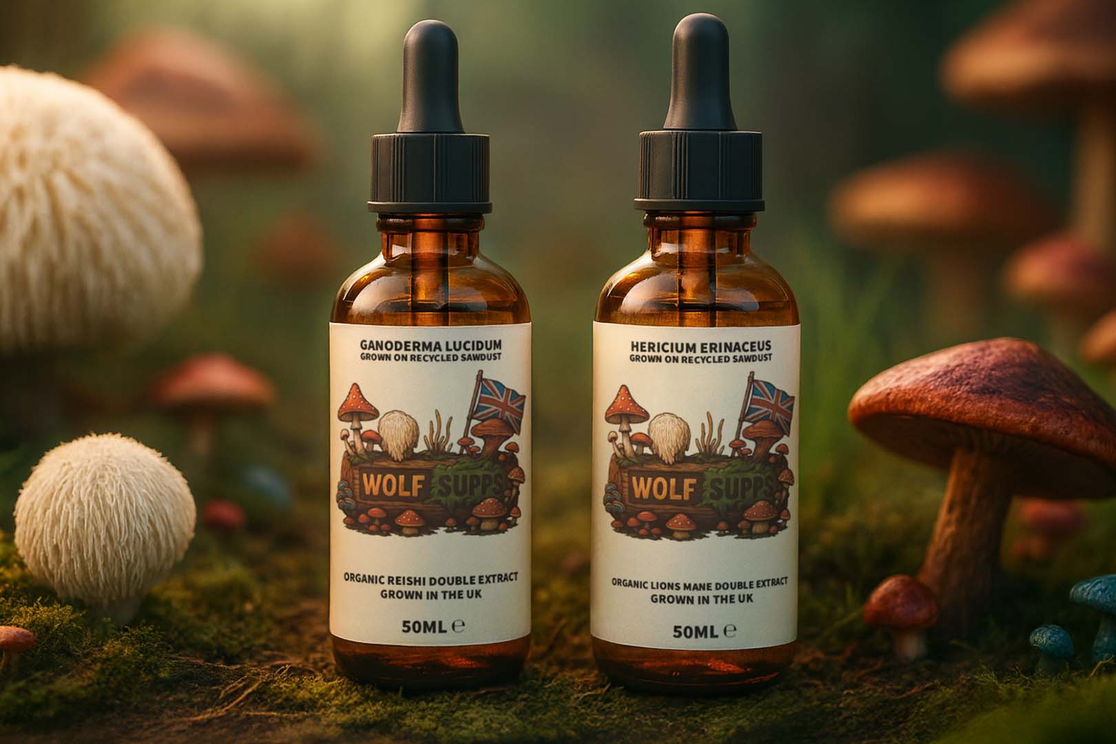 Wolf Mushroom Extract Droppers