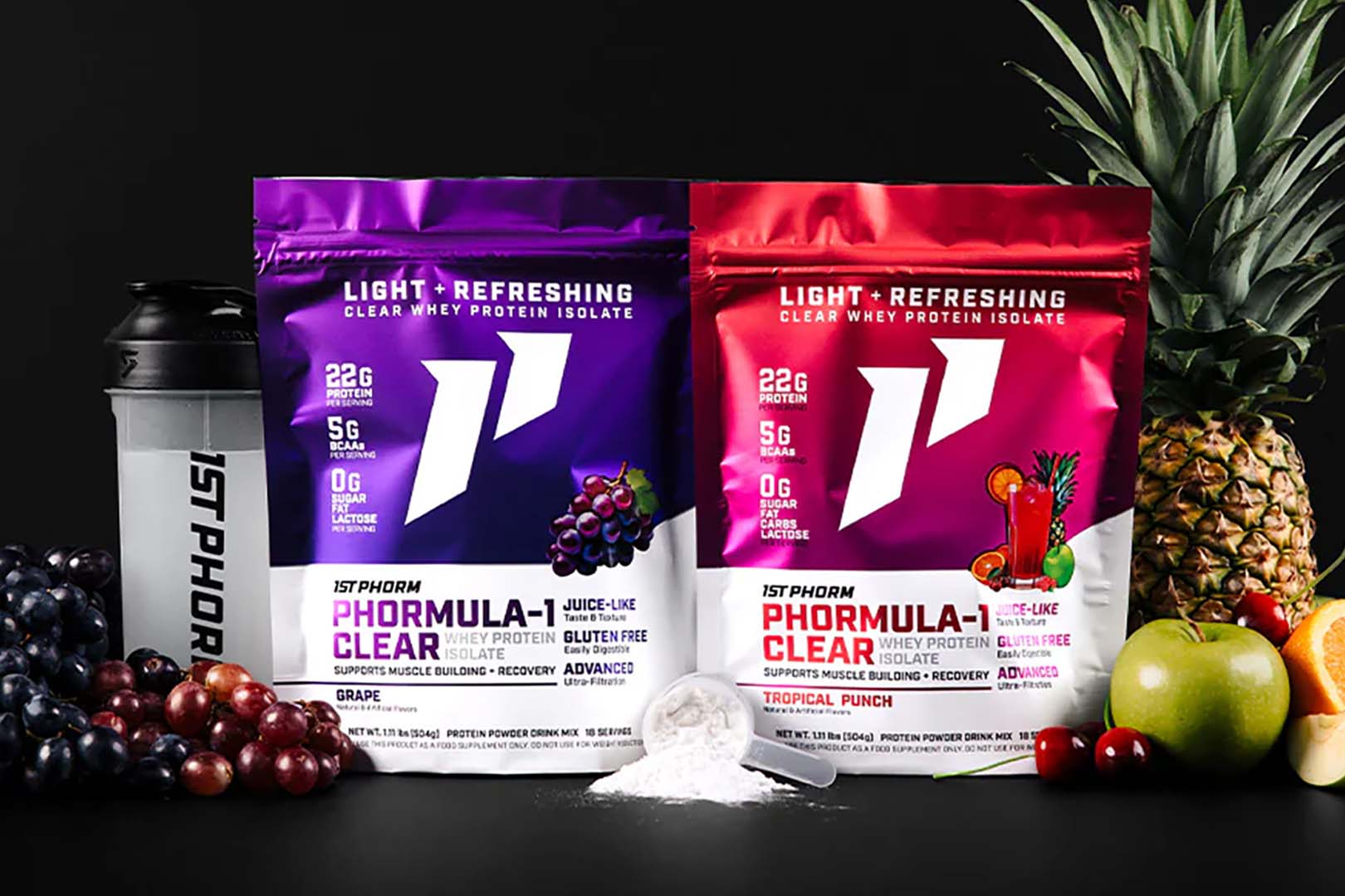 1st Phorm Grape And Tropical Clear Protein