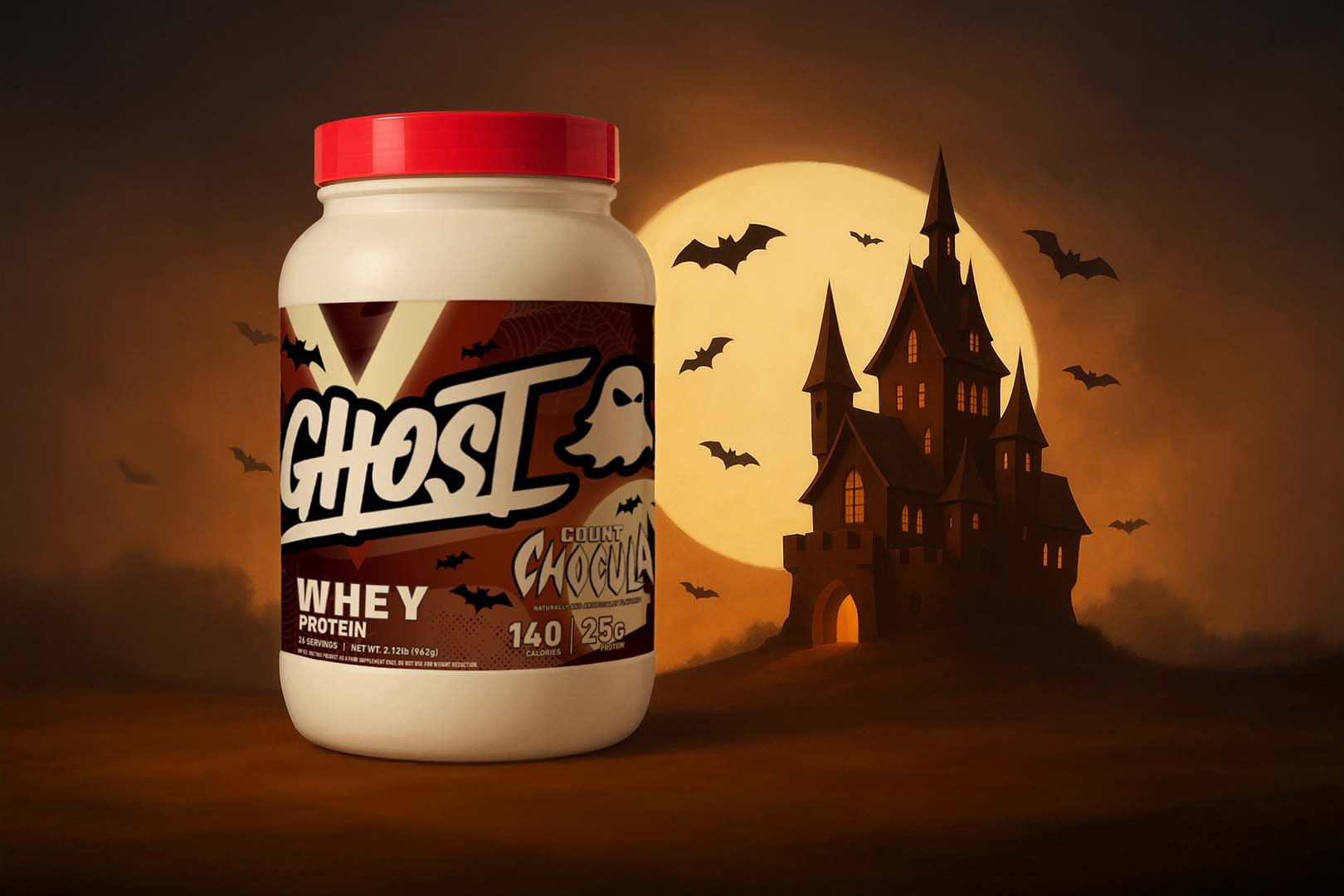 Count Chocula Ghost Whey Protein Powder