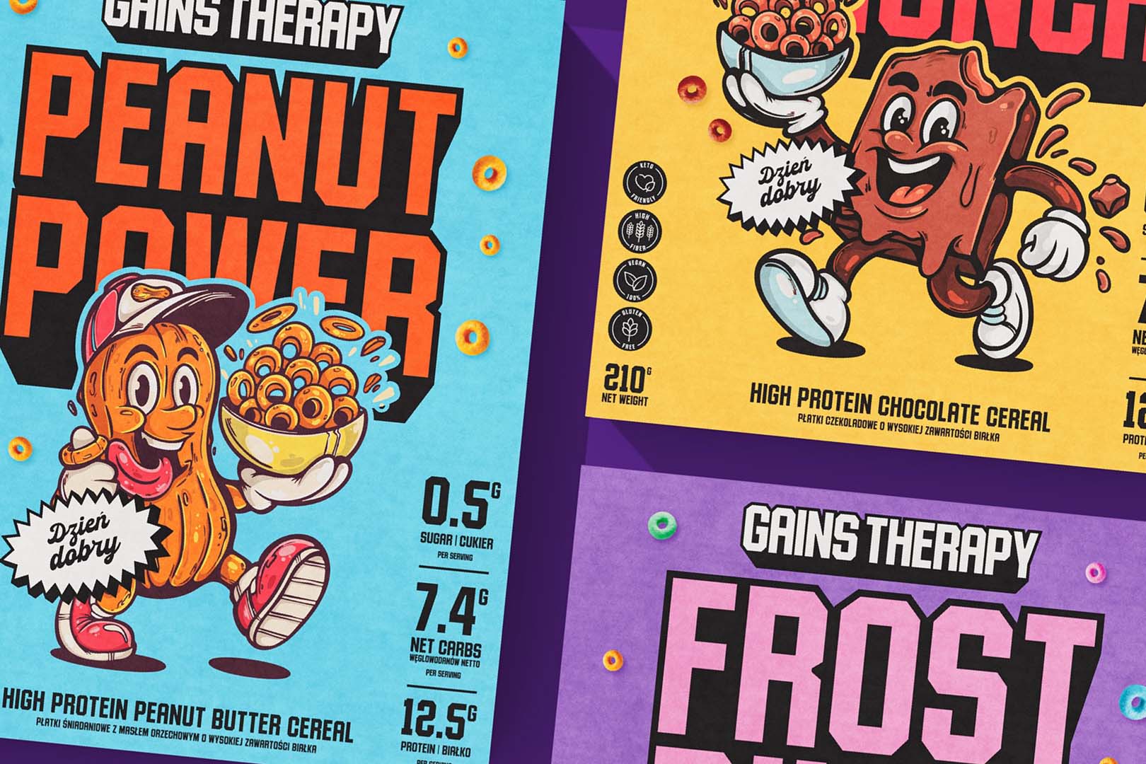 Gains Therapy Protein Cereal