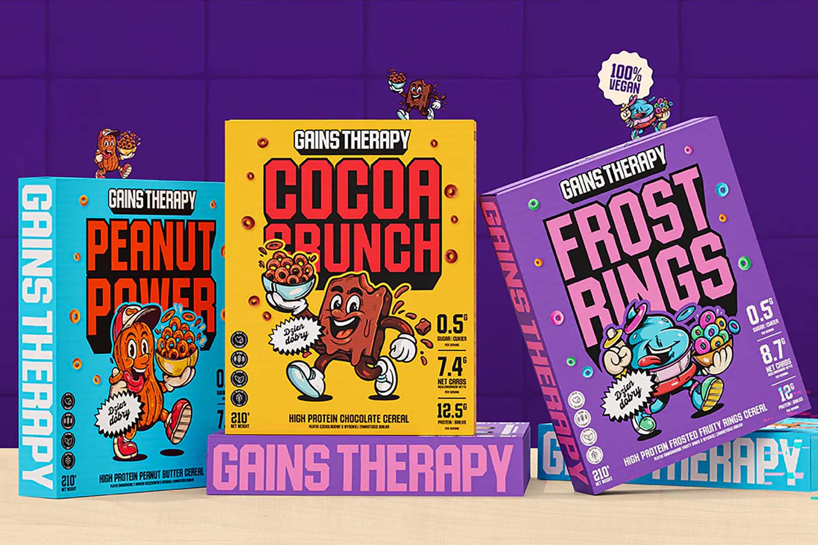 Gains Therapy Protein Cereal