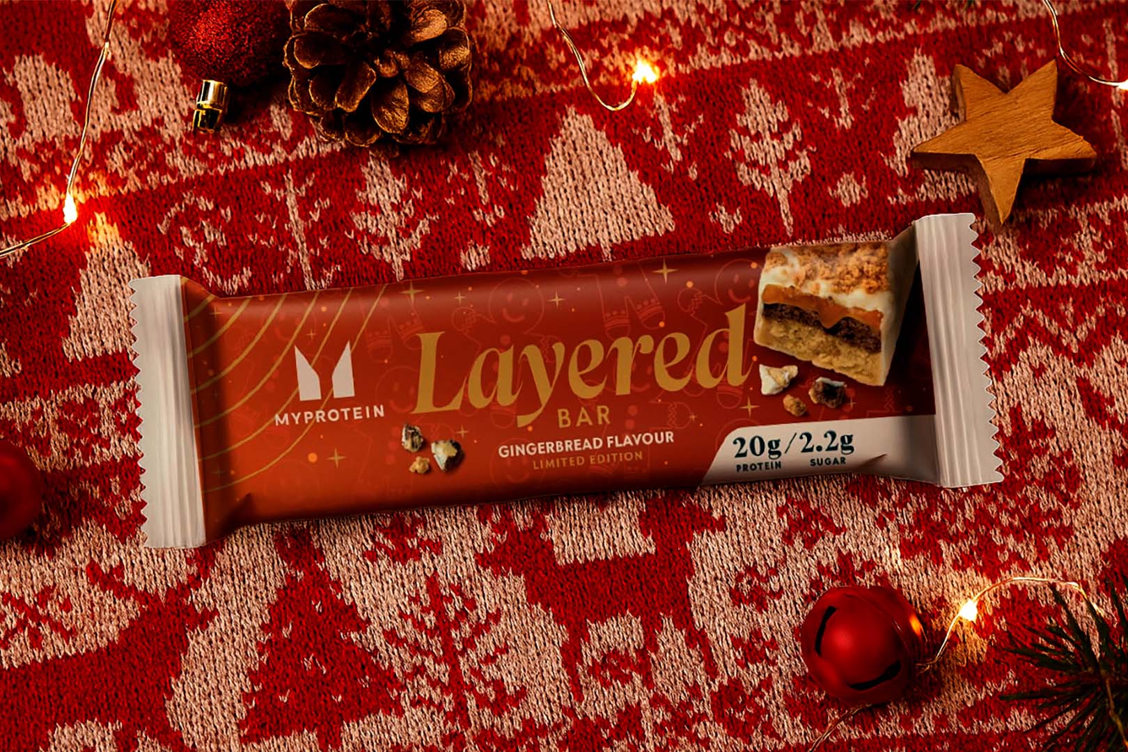 Myprotein Gingerbread Layered Bar