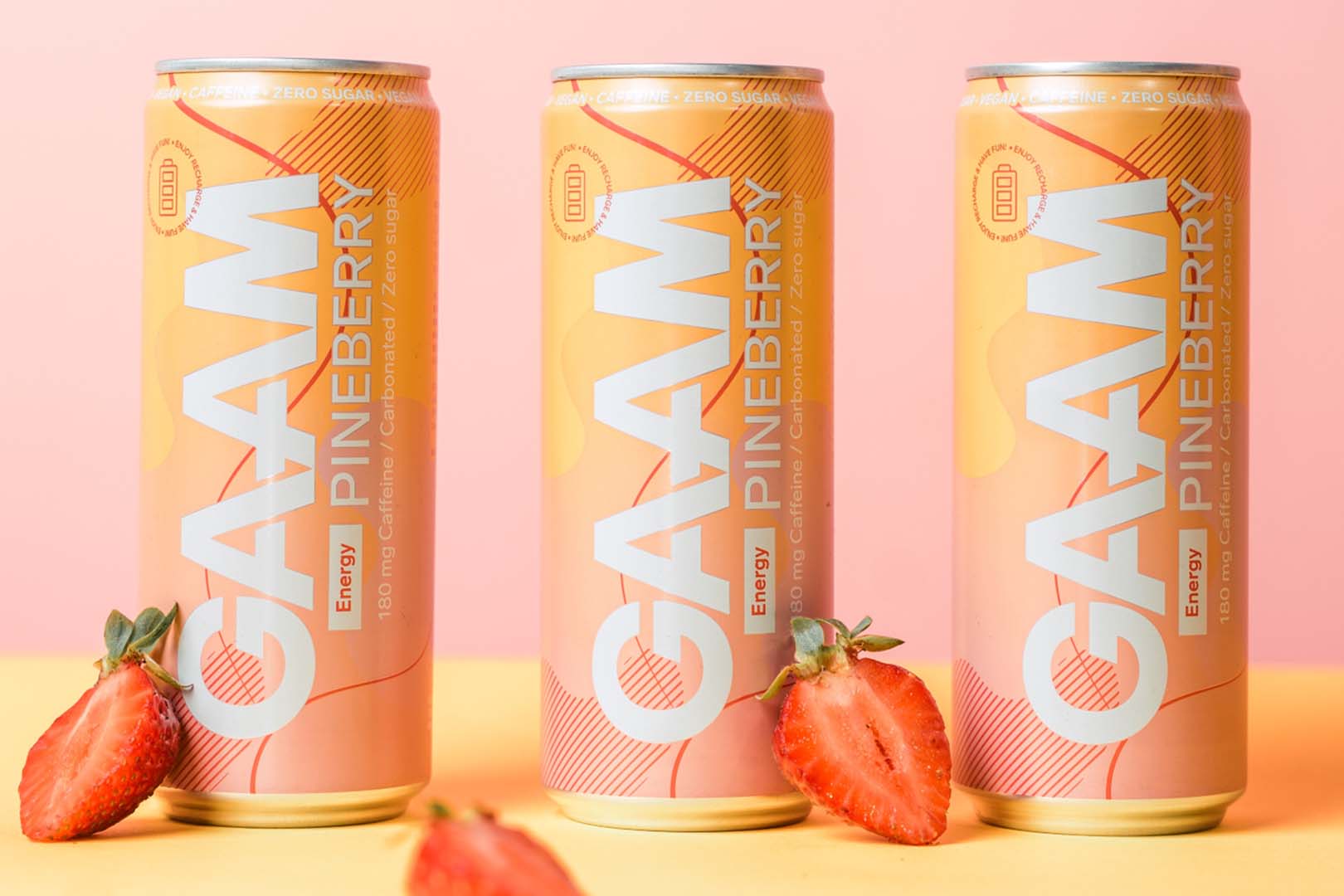 Pineberry Gaam Energy Drink
