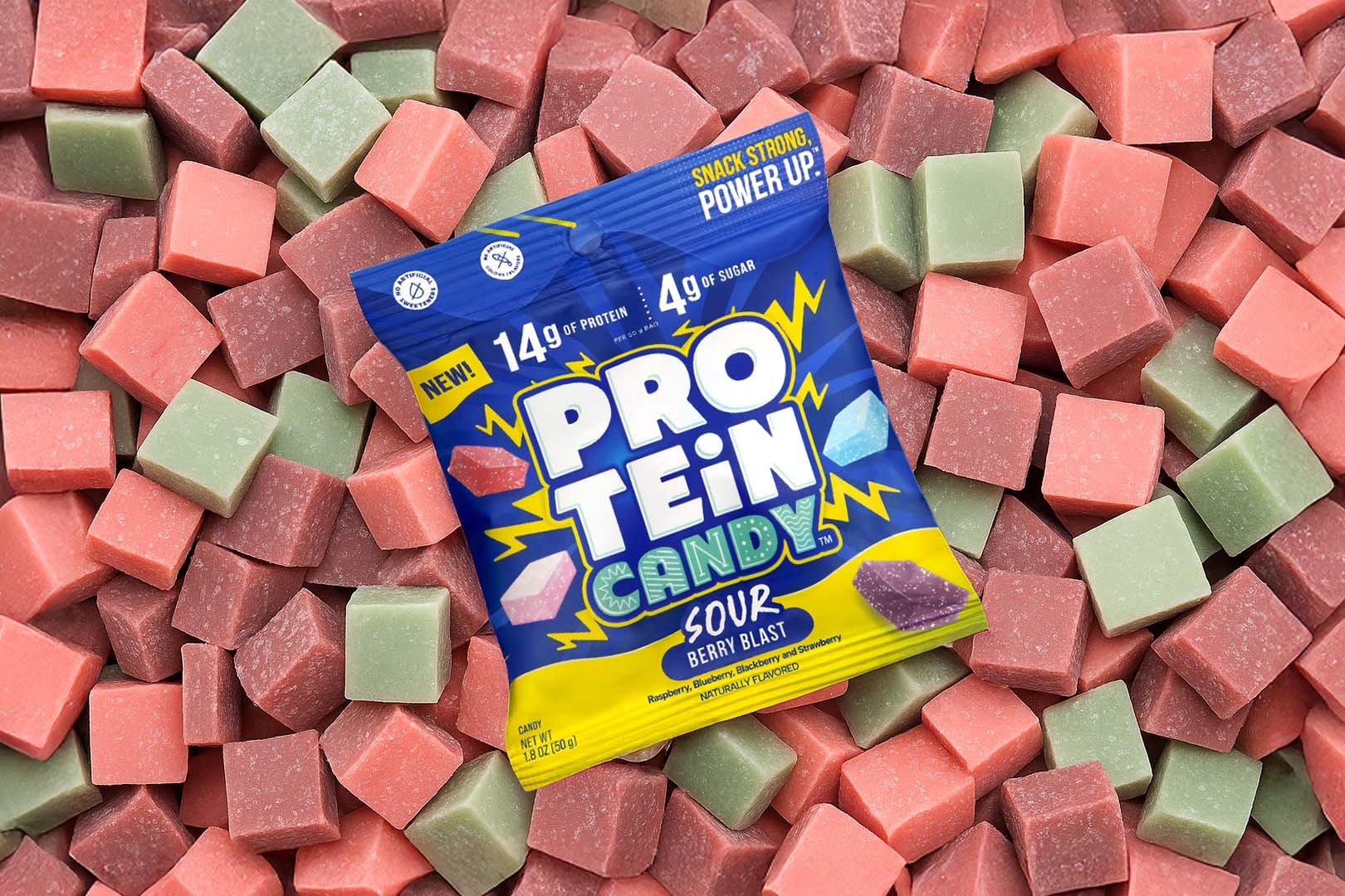 Sour Berry Blast Protein Candy