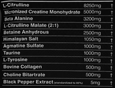 Bullfit Nutrition De Calf Label