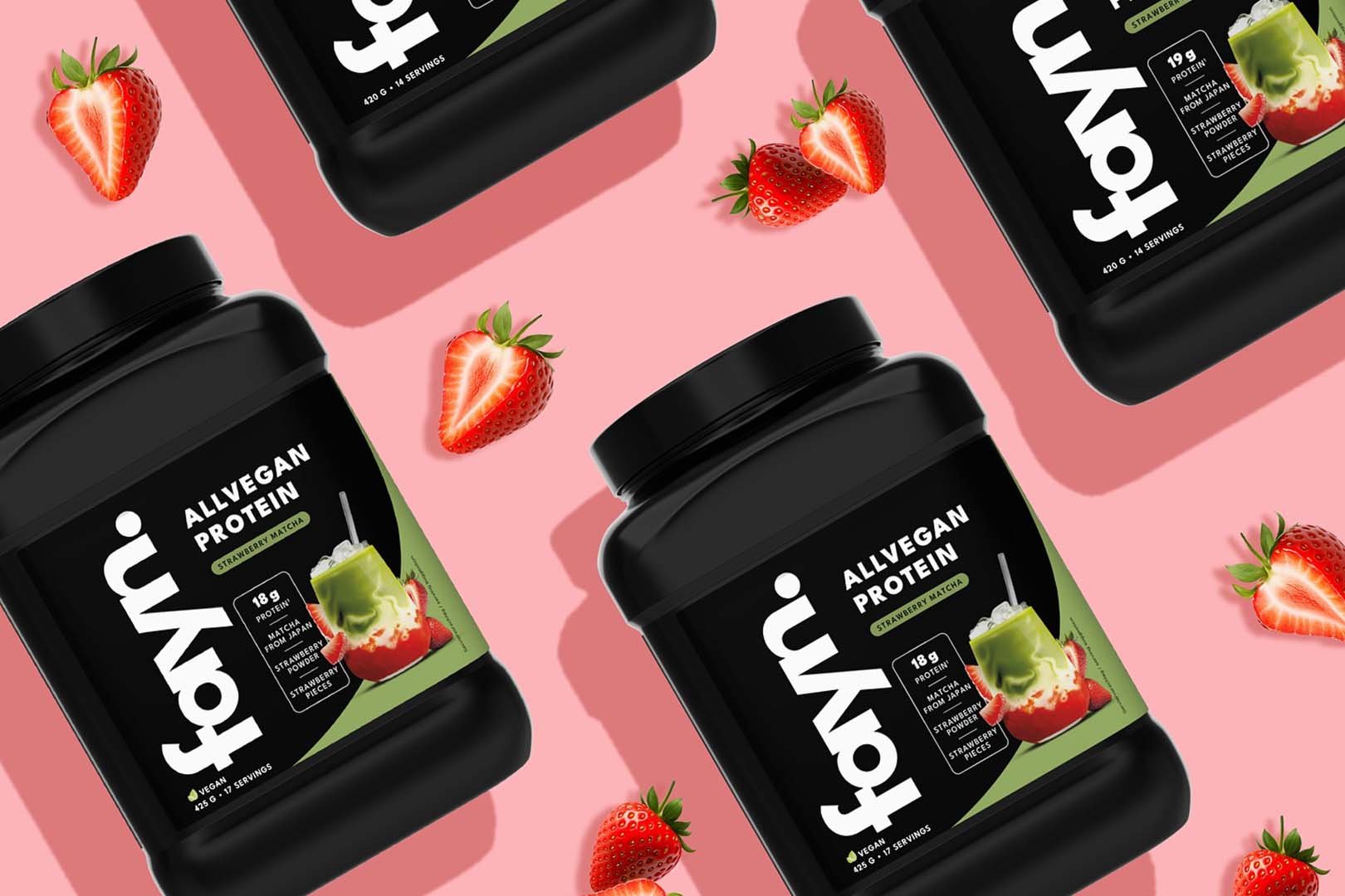 Fayn Strawberry Matcha Protein Powder