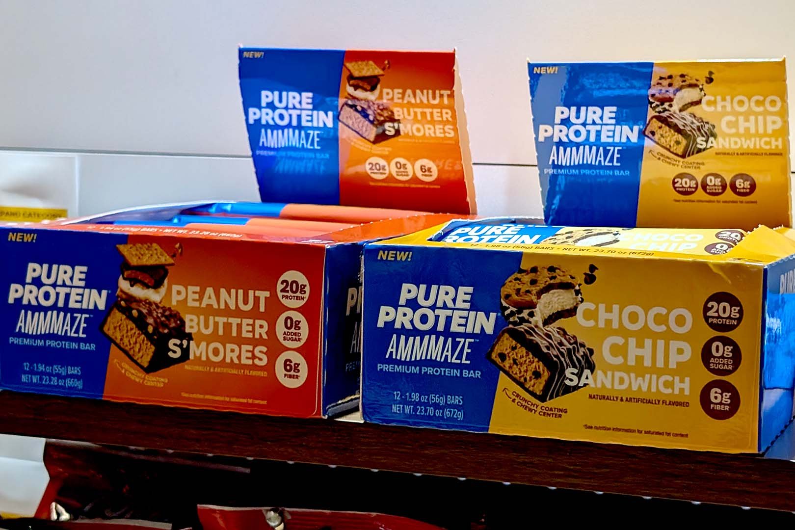 Pure Protein Peanut Butter Smores Ammmaze Protein Bar
