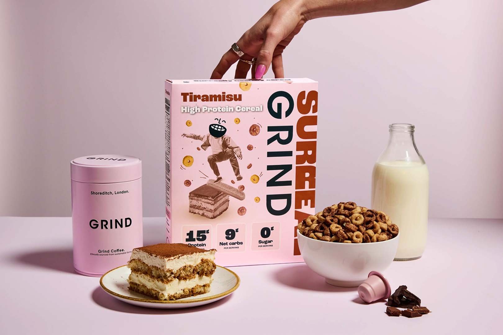 Surreal X Grind Tiramisu Protein Cereal