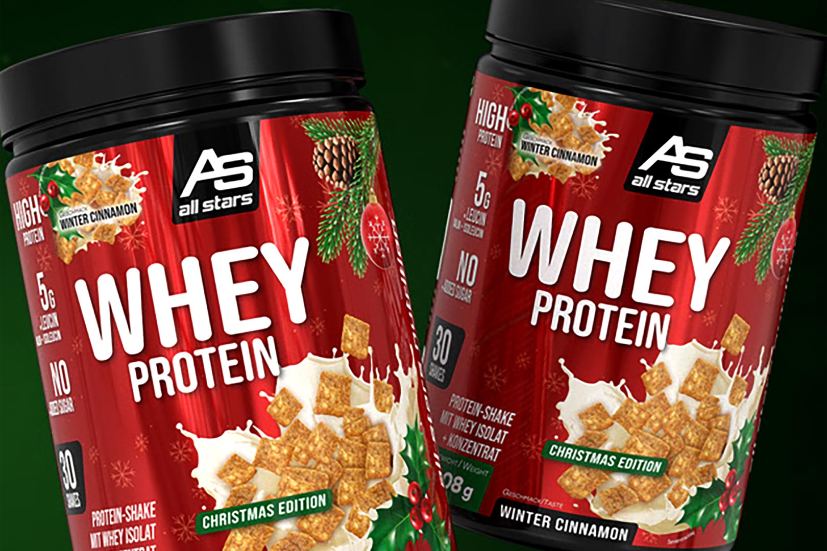All Stars Winter Cinnamon Whey Protein