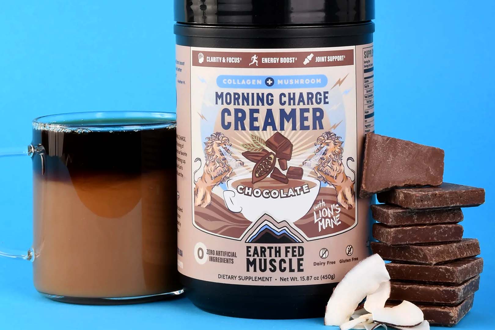 Earth Fed Muscle Morning Charge Creamer
