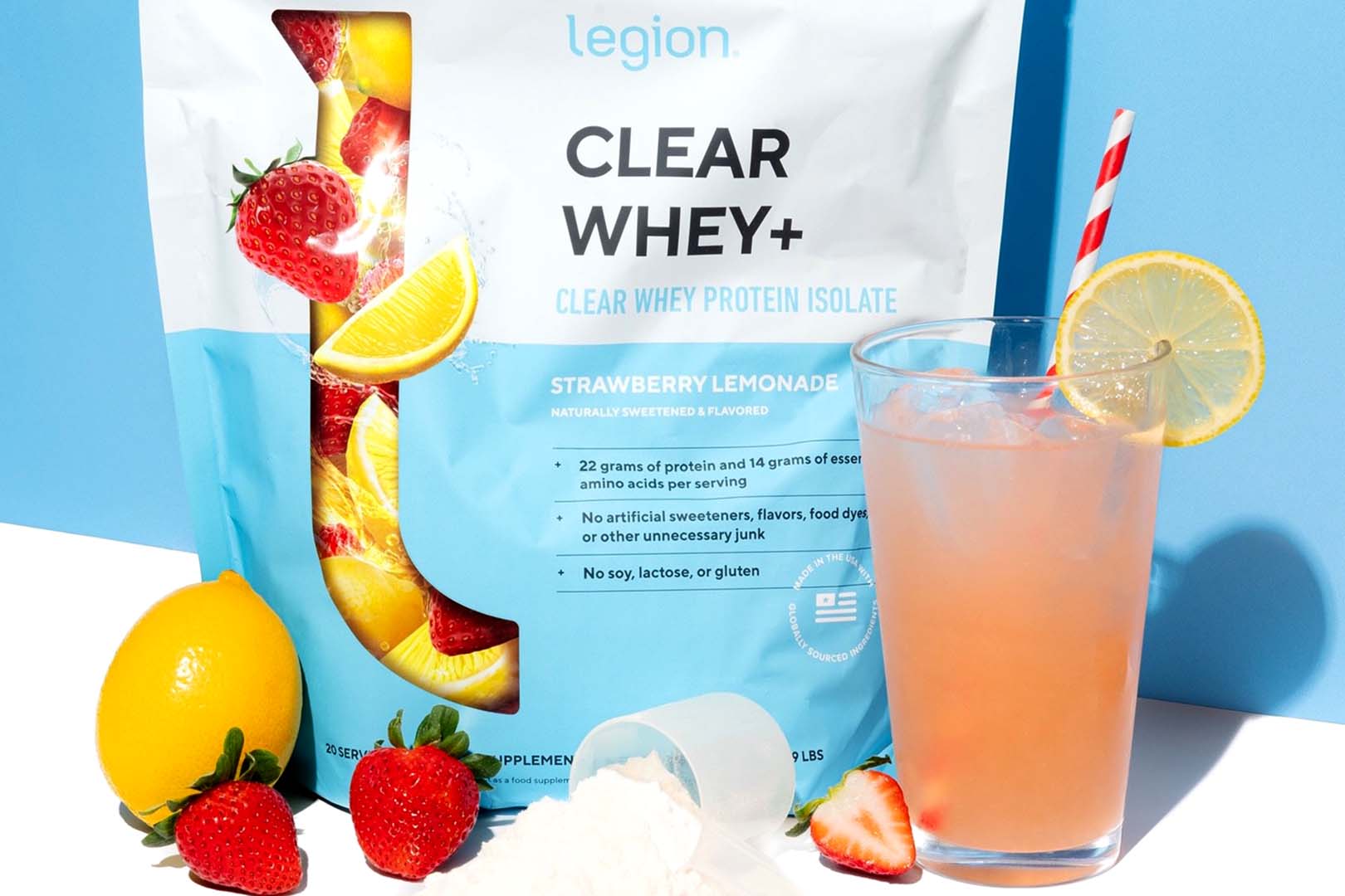 Legion Strawberry Lemonade Clear Whey