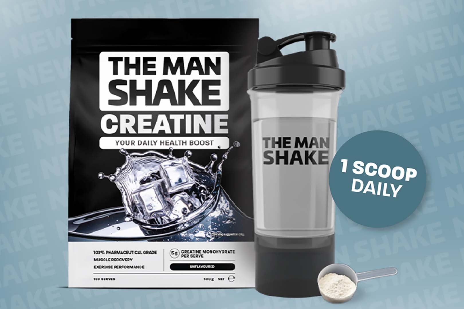 Man Shake Creatine