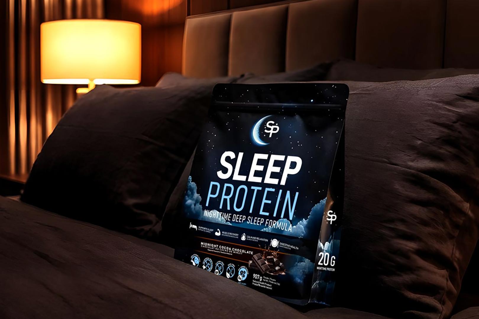 Midnight Cocoa Chocolate Sleep Protein Coming Soon