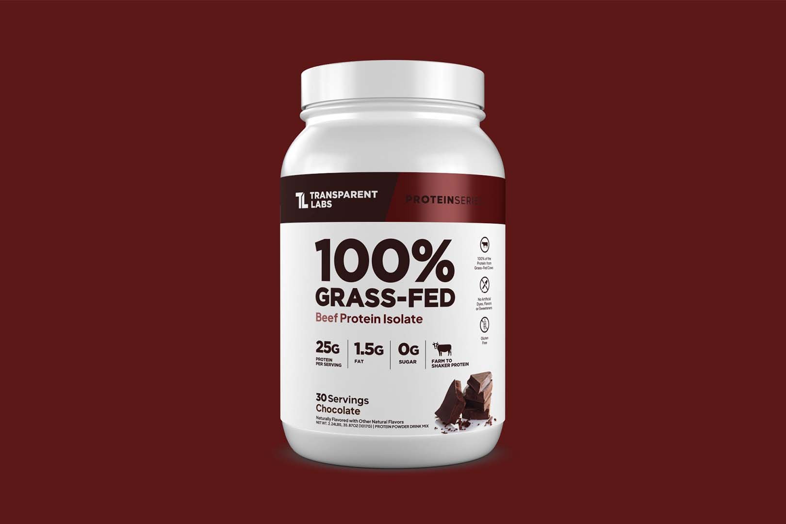 Transparent Labs Grass Fed Beef Protein