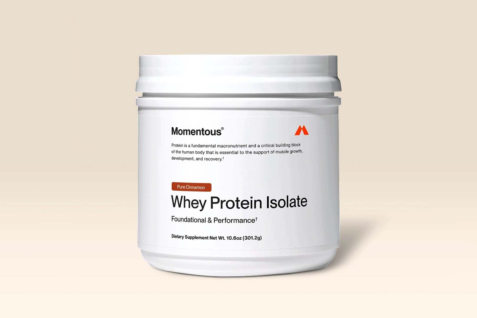 Pure Cinnamon Momentous Whey Isolate