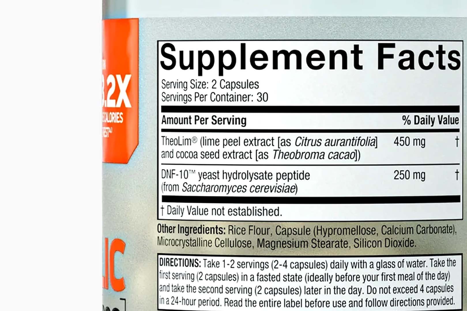 Muscletech Metabolic Peptide 320 Label