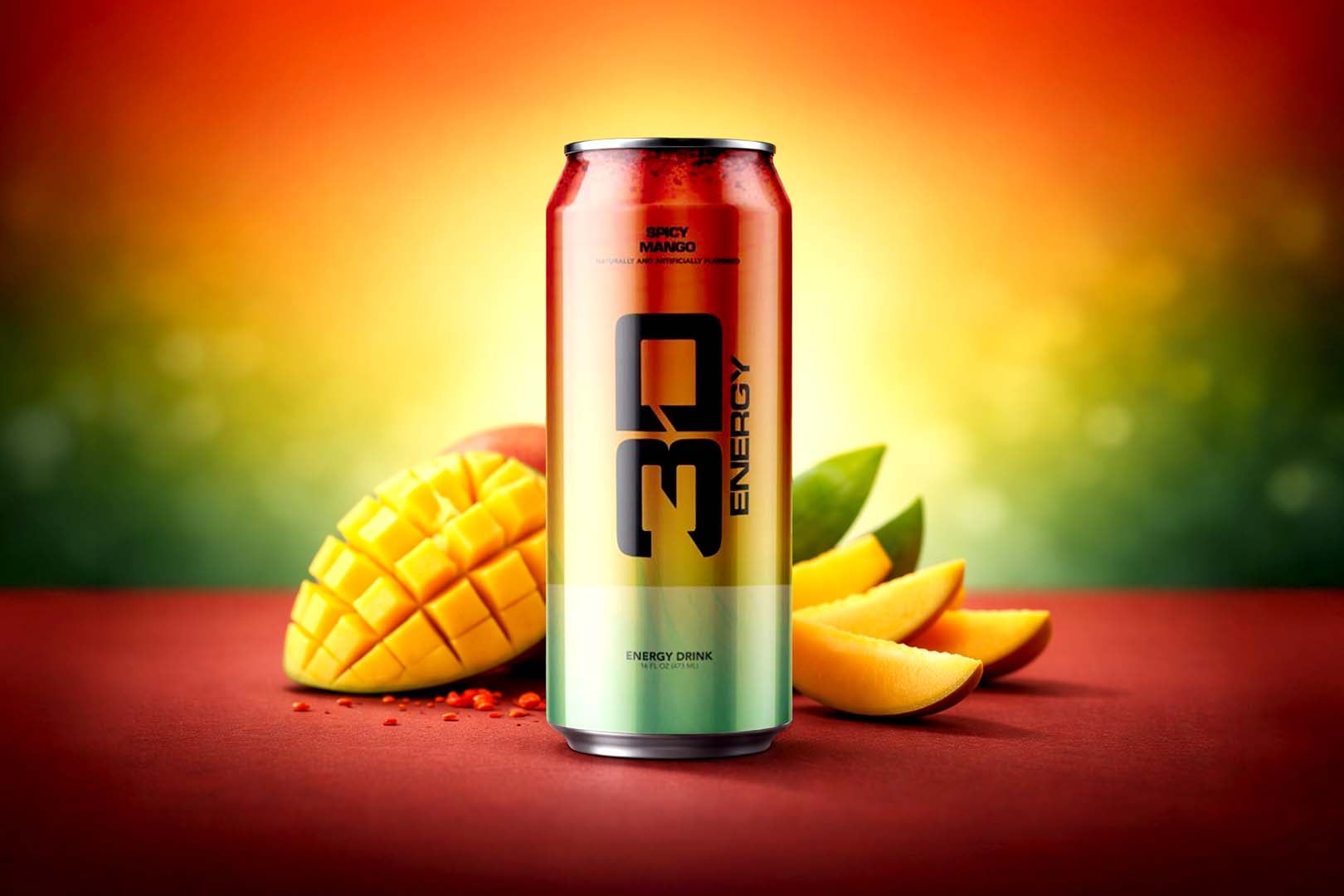 Spicy Mango 3d Energy Drink