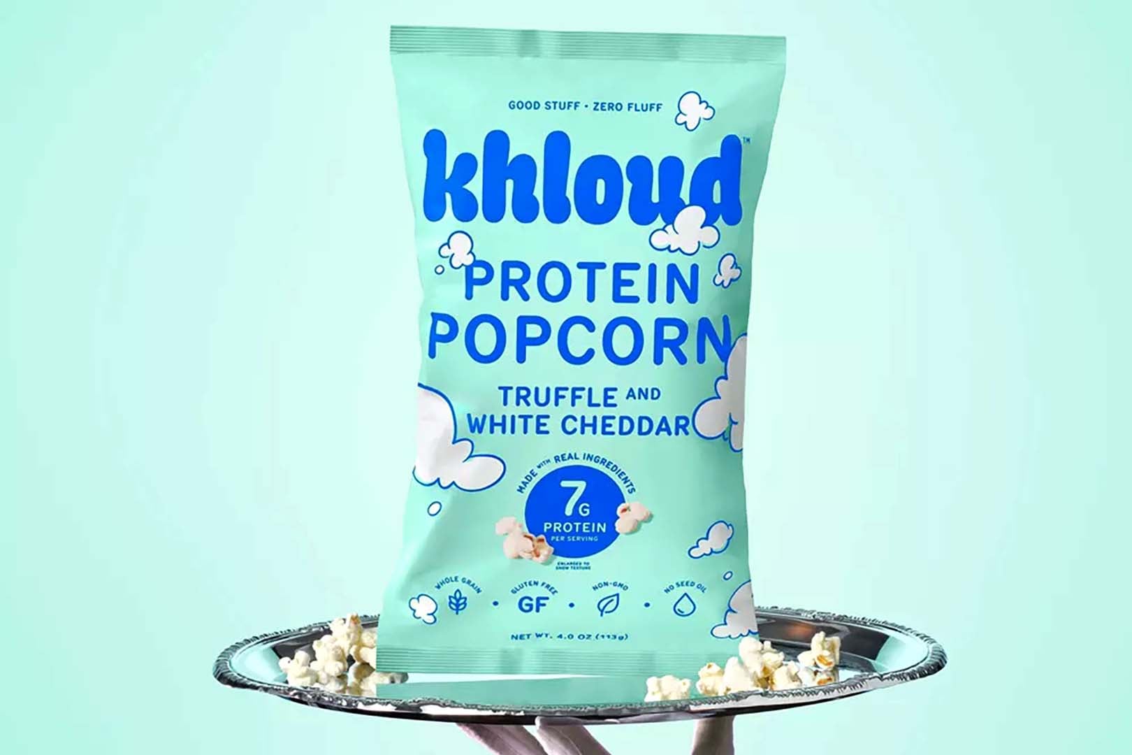 Truffle White Cheddar Khloud Protein Popcorn