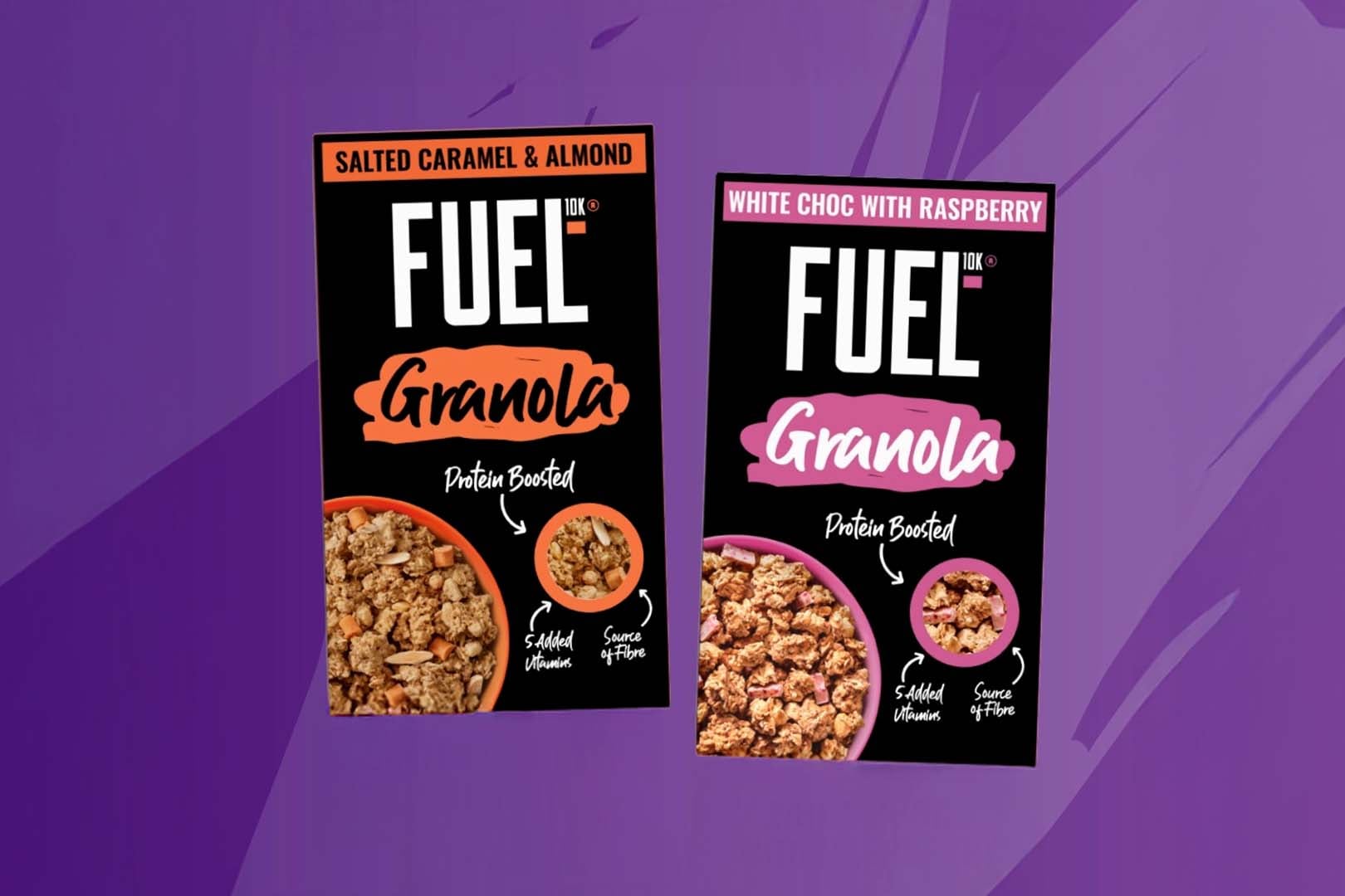 Fuel 10k Salted Caramel And White Chocolate Raspberry Granola