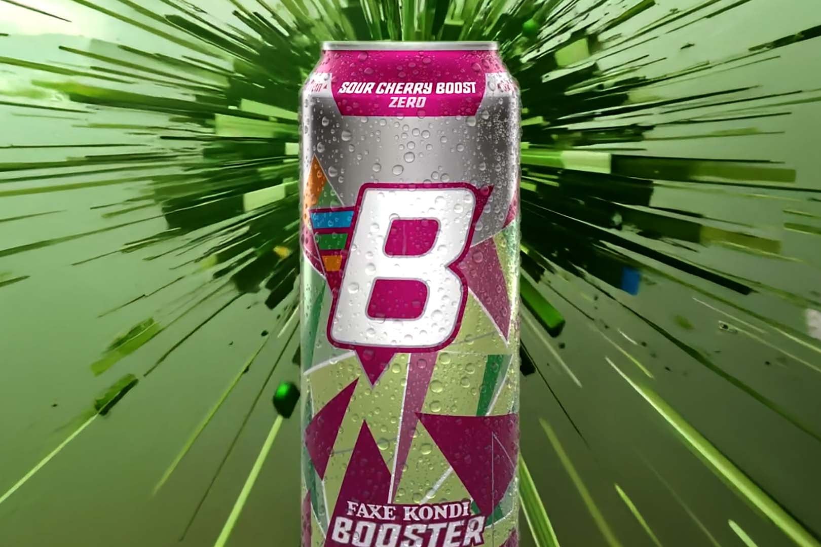 7-Eleven exclusive Sour Cherry Boost Faxe Kondi Booster Energy