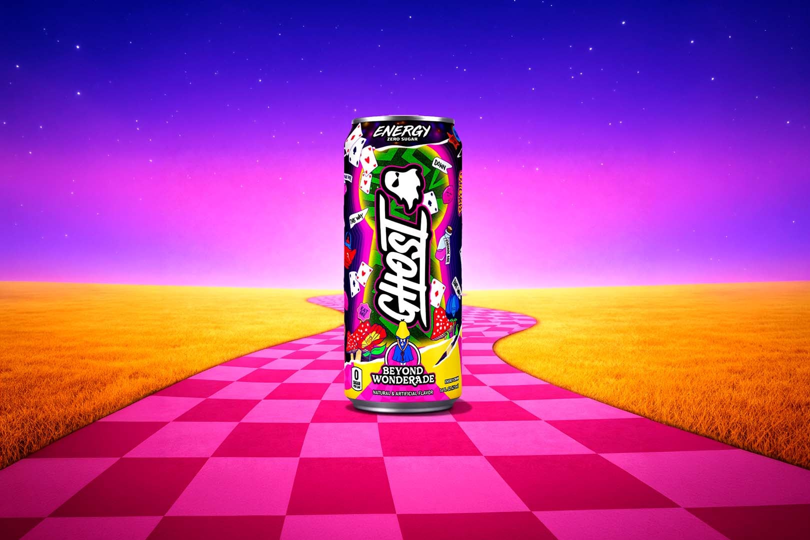 Ghost reskins a popular flavor in its special edition energy drink for Beyond Wonderland