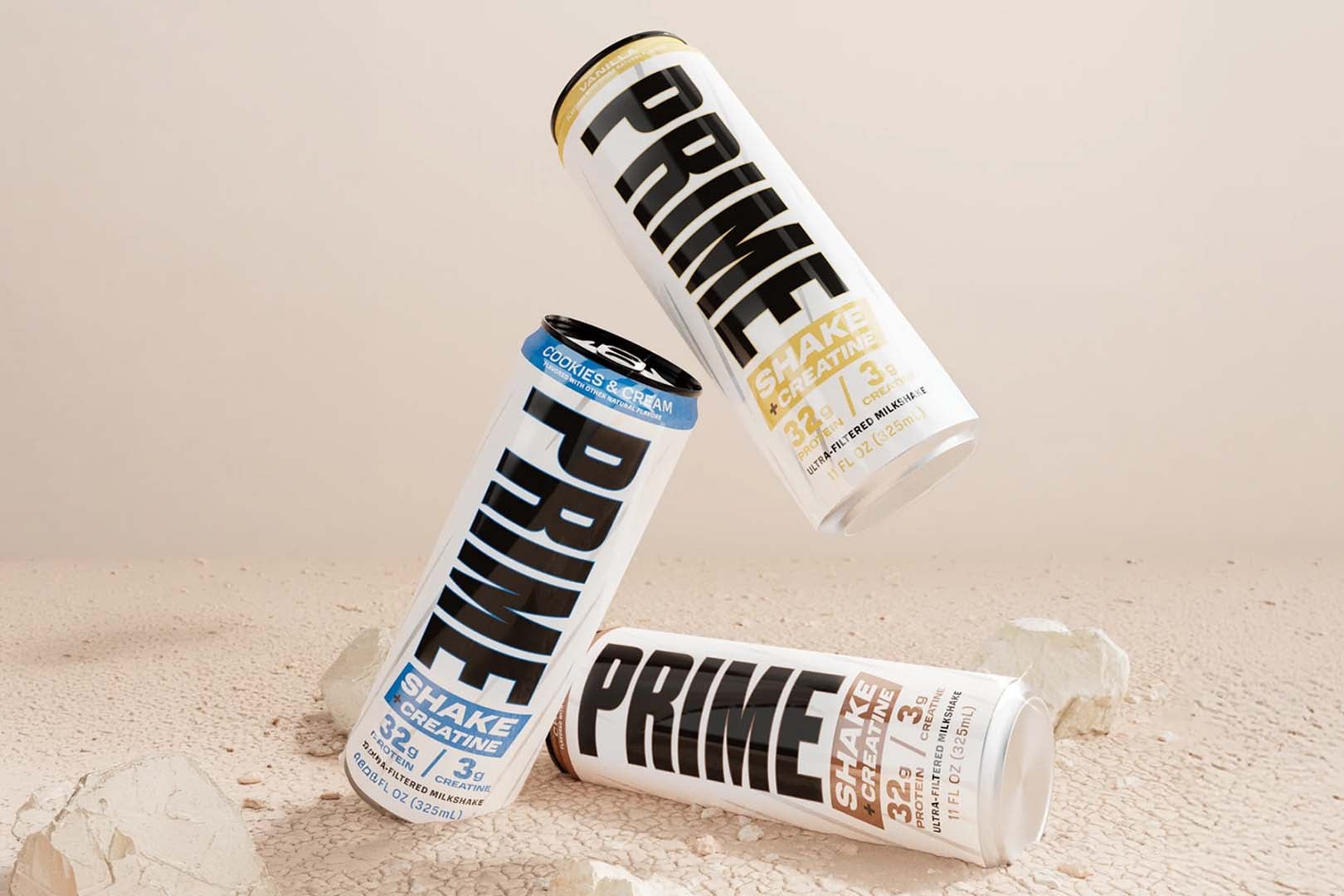 Prime infuses its milk-based protein shake with 3g of stable CreaShield creatine