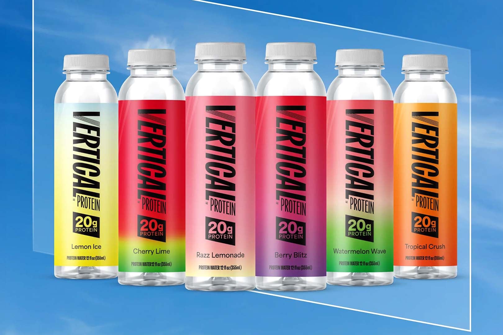 Vertical Protein naturally sweetens its clear ready-to-drink protein