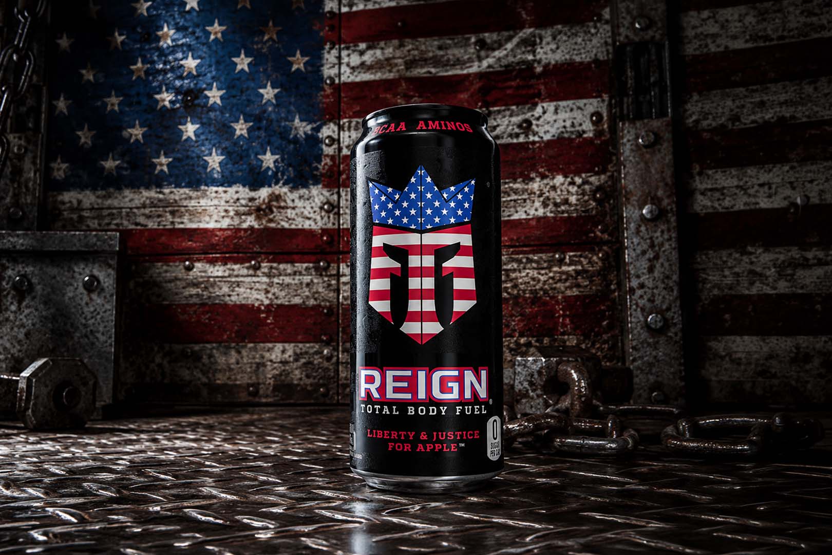 Reign gets in on the celebrations with its special edition Liberty & Justice For Apple