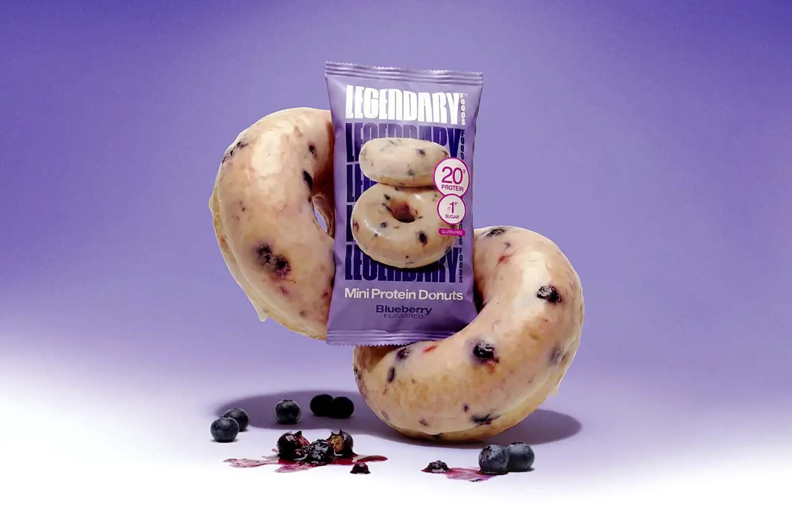 Legendary Blueberry Protein Donuts